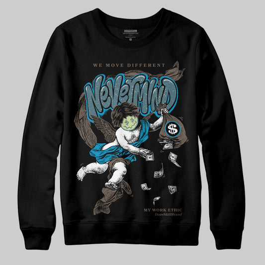 Jordan 3 GS “We Outside” DopeSkill Sweatshirt Nevermind Graphic Streetwear - Black