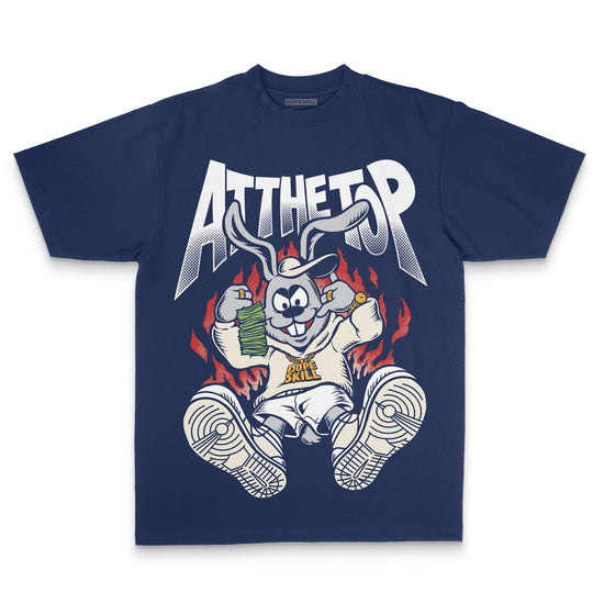 Jordan 11 “Rare Air” DopeSkill T-Shirt At The Top Graphic Streetwear - Navy