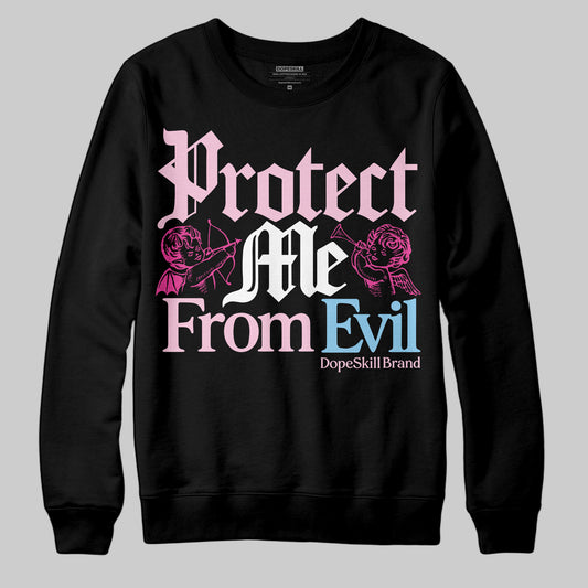 Jordan 6 “Doernbecher” DopeSkill Sweatshirt Protect Me From Evil Graphic Streetwear - Black