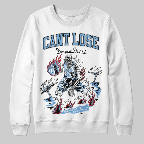 Jordan 12 Retro 'Melo' DopeSkill Sweatshirt Cant Lose Graphic Streetwear - White