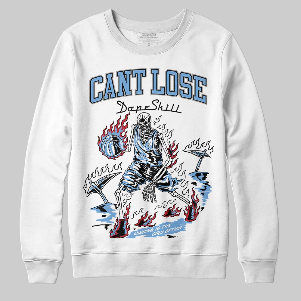 Jordan 12 Retro 'Melo' DopeSkill Sweatshirt Cant Lose Graphic Streetwear - White