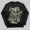 Jordan 17 Retro Low SP Infinite Archives DopeSkill Long Sleeve T-Shirt Real Y2K Players Graphic Streetwear - black