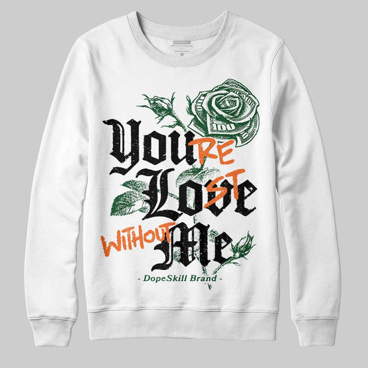 SoleFly x Air Jordan 3 “Fruits Of Our Labor” DopeSkill Sweatshirt You’re Lost Without Me Graphic Streetwear - White