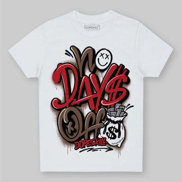 Jordan 9 'Olive' DopeSkill Toddler Kids T-shirt No Days Off Graphic Streetwear - White