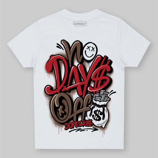 Jordan 9 'Olive' DopeSkill Toddler Kids T-shirt No Days Off Graphic Streetwear - White