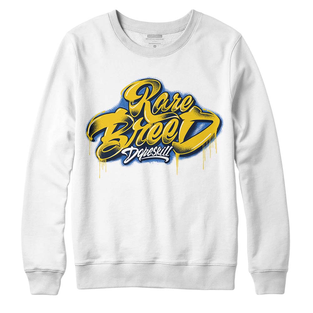 Dunk Low Vintage “Michigan” DopeSkill Sweatshirt Rare Breed Type Graphic Streetwear - White