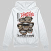 Jordan 6 “Reverse Infrared” DopeSkill Hoodie Sweatshirt The Mouth With No Droughts Graphic Streetwear - White