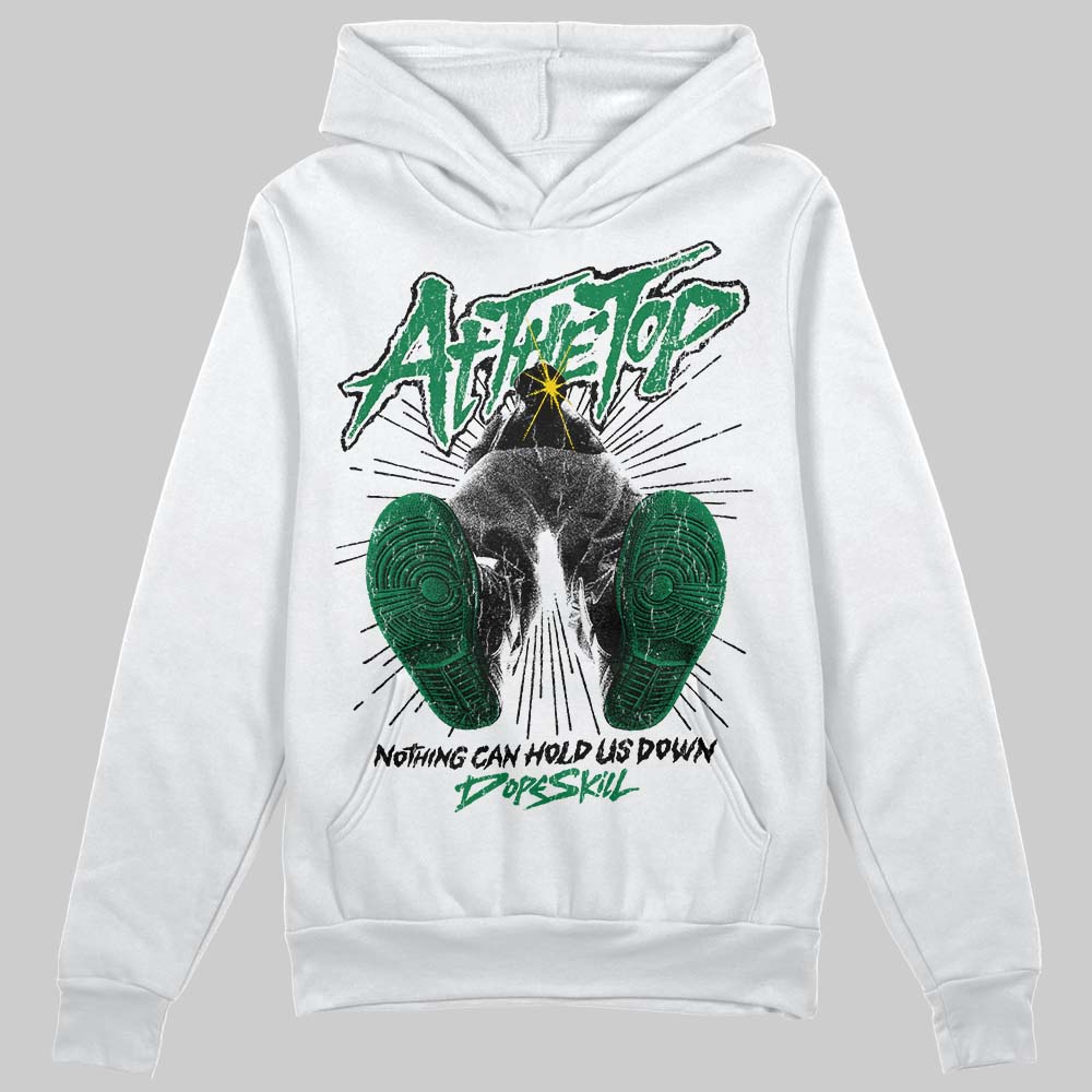 Green Sneakers DopeSkill Hoodie Nothing Can Hold US Down Graphic Streetwear - White