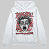 Red Sneakers DopeSkill Hoodie Sweatshirt Root of Evil Graphic Streetwear - White