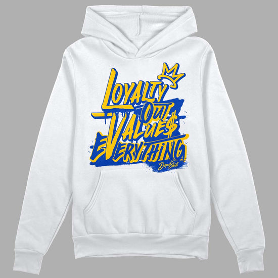 Jordan 14 “Laney” DopeSkill Hoodie Sweatshirt LOVE Graphic Streetwear - White