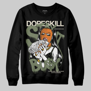 Jordan 4 Retro OG SP Undefeated (2025) DopeSkill Sweatshirt Stay It Busy Graphic Streetwear - Black
