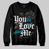 Jordan 3 GS “We Outside” DopeSkill Sweatshirt You’re Lost Without Me Graphic Streetwear - Black
