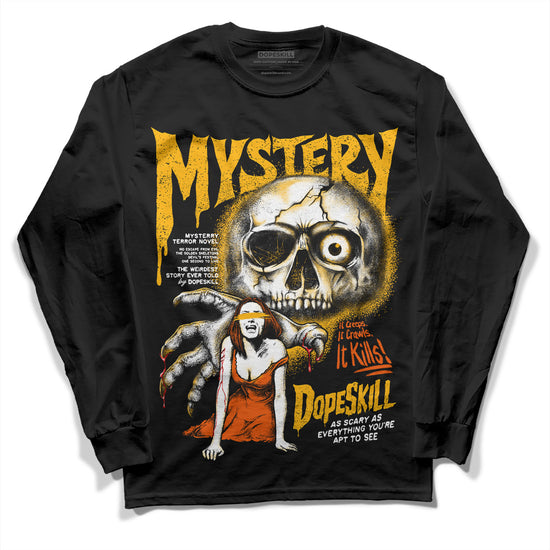 Dunk Low Championship Goldenrod (2021) DopeSkill Long Sleeve T-Shirt Mystery Ghostly Grasp Graphic Streetwear - Black