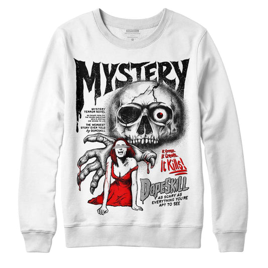 Jordan 1 Low OG “Shadow” DopeSkill Sweatshirt Mystery Ghostly Grasp Graphic Streetwear - White