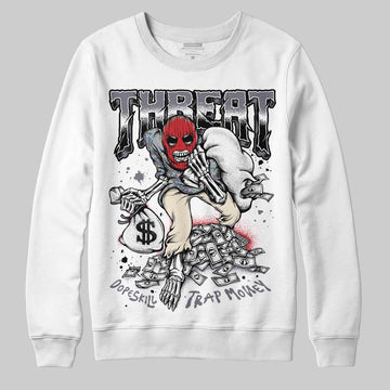 Jordan 11 Low CNY “Year of the Snake” DopeSkill Sweatshirt Threat Graphic Streetwear - White