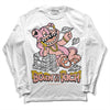 Jordan 11 Low “Legend Pink” DopeSkill Long Sleeve T-Shirt Born To Be Rich Graphic Streetwear - White