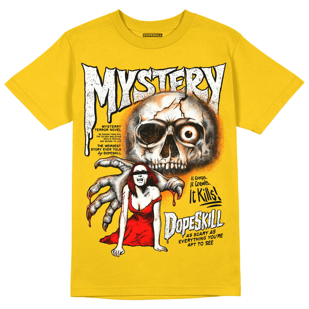 Jordan 4 Thunder DopeSkill Unisex T-Shirt Ghostly Grasp Graphic Streetwear - Tour Yellow