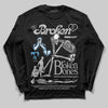Jordan 10 OG “Steel” DopeSkill Long Sleeve T-Shirt Broken Bones Graphic Streetwear - Black