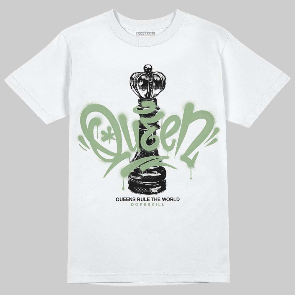 Jordan 4 Retro “Seafoam” DopeSkill T-Shirt Queen Chess Graphic Streetwear - White