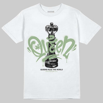 Jordan 4 Retro “Seafoam” DopeSkill T-Shirt Queen Chess Graphic Streetwear - White