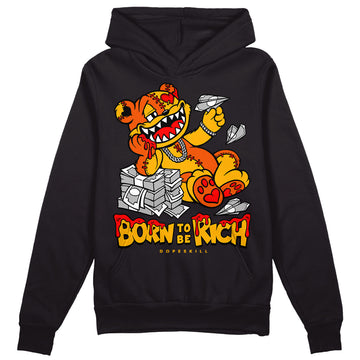 Dunk Low Championship Goldenrod (2021) DopeSkill Hoodie Sweatshirt Born To Be Rich Graphic Streetwear - Black