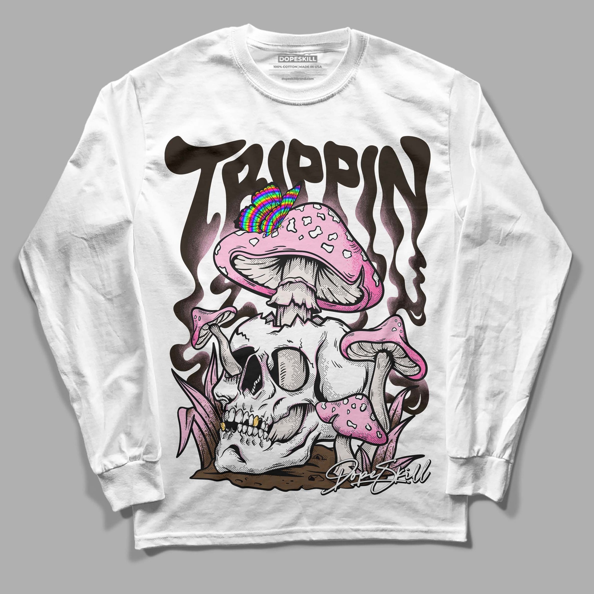 Jordan 11 Retro Neapolitan DopeSkill Long Sleeve T-Shirt Trippin Graphic Streetwear