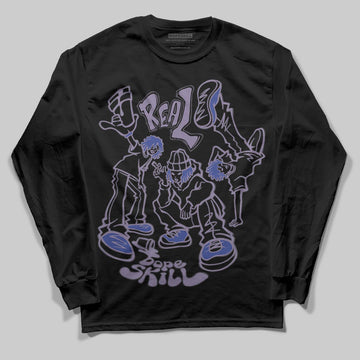 Jordan 1 Retro Low OG Zion Williamson Voodoo Alternate DopeSkill Long Sleeve T-Shirt Real Y2K Players Graphic Streetwear - Black