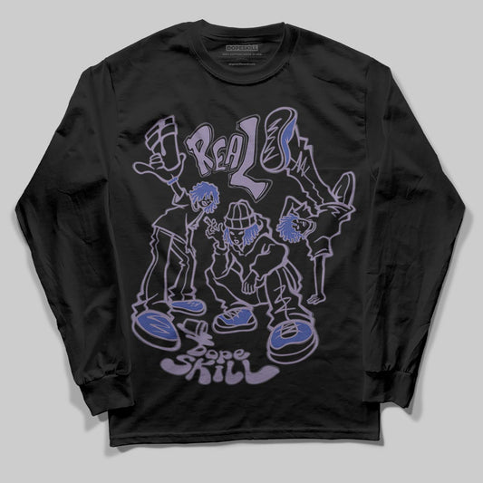 Jordan 1 Retro Low OG Zion Williamson Voodoo Alternate DopeSkill Long Sleeve T-Shirt Real Y2K Players Graphic Streetwear - Black