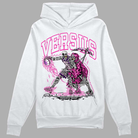 Pink Sneakers DopeSkill Hoodie Sweatshirt VERSUS Graphic Streetwear - White