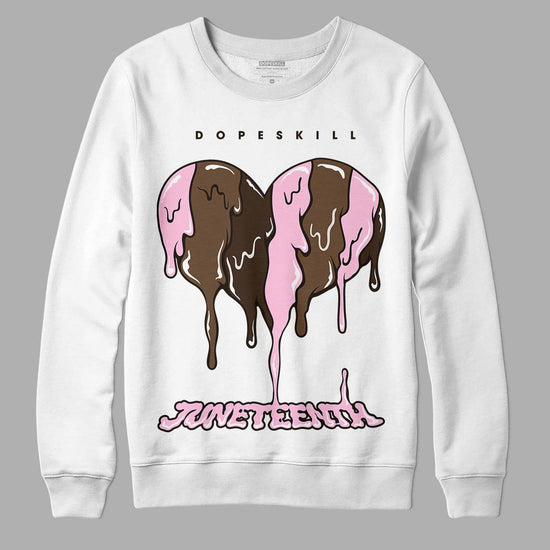 Jordan 11 Retro Neapolitan DopeSkill Sweatshirt Juneteenth Heart Graphic Streetwear