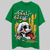 Jordan 5 “Lucky Green” DopeSkill Green T-Shirt God Got Me Graphic Streetwear