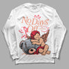 DJ Khaled x Jordan 5 Retro ‘Crimson Bliss’ DopeSkill Long Sleeve T-Shirt New No Days Off Graphic Streetwear - White