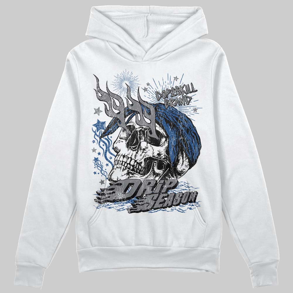 Jordan 9 Retro 'Flint Grey' 2026 DopeSkill Hoodie Sweatshirt Drip Season Graphic Streetwear - White