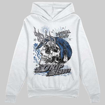 Jordan 9 Retro 'Flint Grey' 2026 DopeSkill Hoodie Sweatshirt Drip Season Graphic Streetwear - White