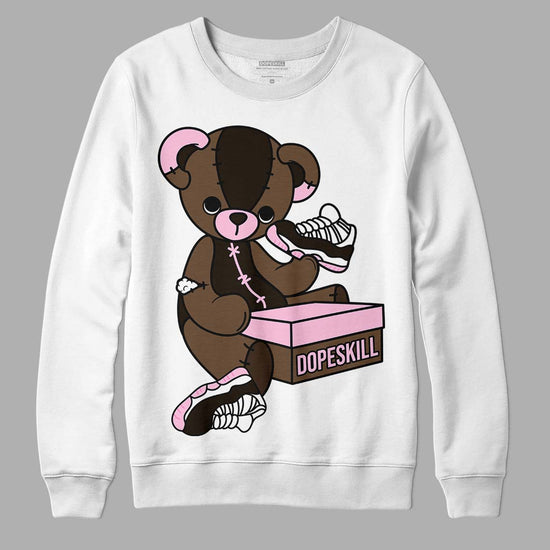 Jordan 11 Retro Neapolitan DopeSkill Sweatshirt Sneakerhead BEAR Graphic Streetwear