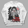 Jordan 2 Retro "Black Cement" DopeSkill Long Sleeve T-Shirt NPC Graphic Streetwear - White