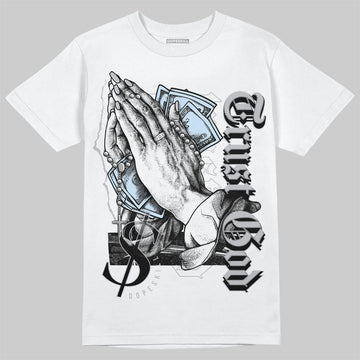 Jordan 11 Retro Low Cement Grey DopeSkill T-Shirt Trust God Graphic Streetwear - White