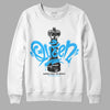 Jordan 1 High Retro OG “University Blue” DopeSkill Sweatshirt Queen Chess Graphic Streetwear - White