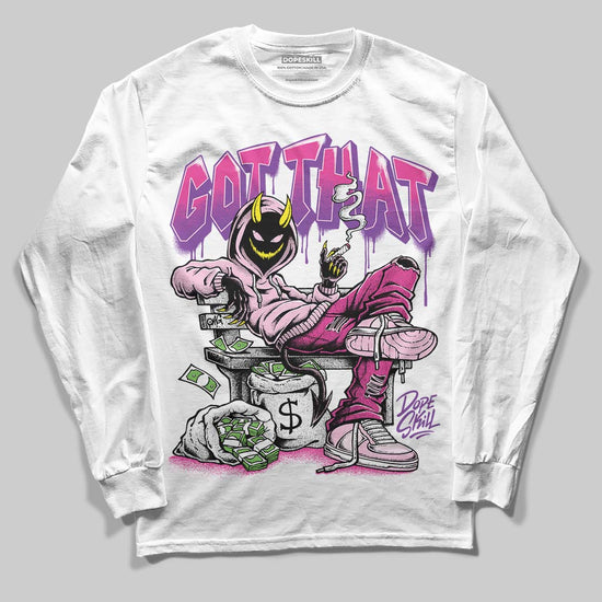 Pink Sneakers DopeSkill Long Sleeve T-Shirt Got That Graphic Streetwear - White 