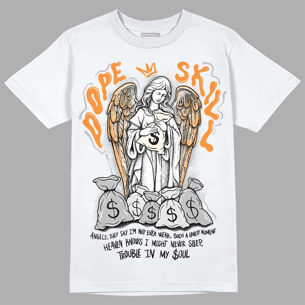 Dunk Low Cool Grey DopeSkill T-Shirt Angels Graphic Streetwear - White 