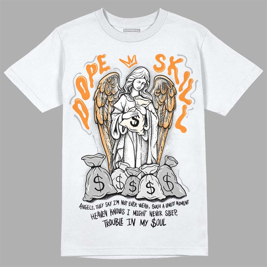 Dunk Low Cool Grey DopeSkill T-Shirt Angels Graphic Streetwear - White 