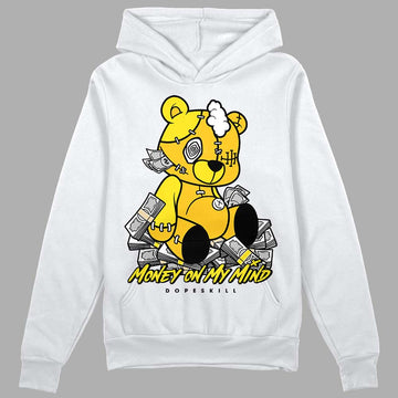 Jordan 4 Retro “Vivid Sulfur” DopeSkill Hoodie Sweatshirt MOMM Bear Graphic Streetwear - White 