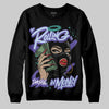 Jordan 5 OG “Grape” DopeSkill Sweatshirt Rolling in Money Graphic Streetwear - Black