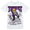 Jordan 12 “Field Purple” DopeSkill T-Shirt Threat Graphic Streetwear - White