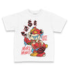 Red Sneakers DopeSkill Toddler Kids T-shirt Make Money Graphic Streetwear - White