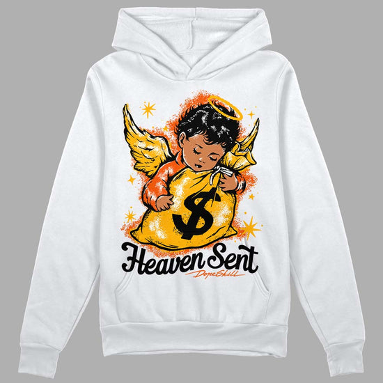 Dunk Low Championship Goldenrod (2021) DopeSkill Hoodie Sweatshirt Heaven Sent Graphic Streetwear - White