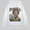 A Ma Maniére x Air Jordan 4 “Dark Mocha” DopeSkill Hoodie Sweatshirt Money Loves Me Graphic Streetwear - White