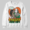 Green Sneakers DopeSkill Sweatshirt Stay Hot Graphic Streetwear - White