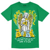 Jordan 5 “Lucky Green” DopeSkill Green T-shirt Angels Graphic Streetwear 