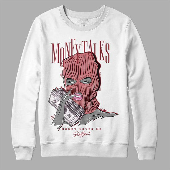 Valentine's Day Collection DopeSkill Sweatshirt Money Talks Graphic Streetwear - White 